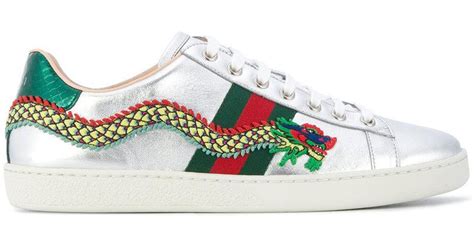 gucci dragon shoes loafers|gucci ace embroidered shoes.